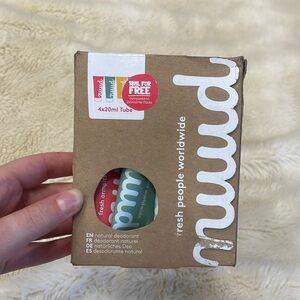 BRAND NEW Nuud family pack new formula deodorant!